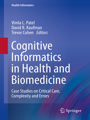 cover image of Cognitive Informatics in Health and Biomedicine